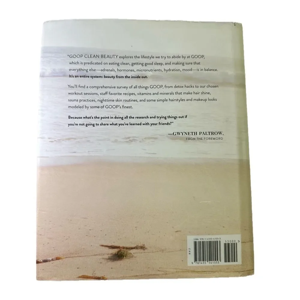 Goop Clean Beauty Hardcover Book Gwyneth Paltrow Wellness Beauty Guide 2016